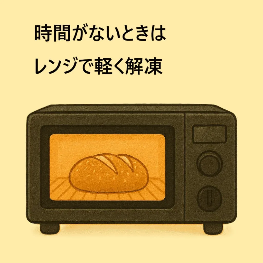 電子レンジで解凍